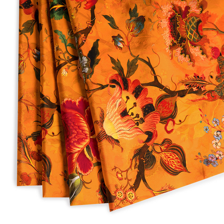 Silken Blooms Digital Print Crepe Edition