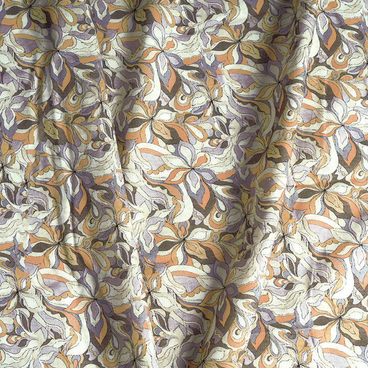 Chic Ridges Digital Print Corduroy Fabrics