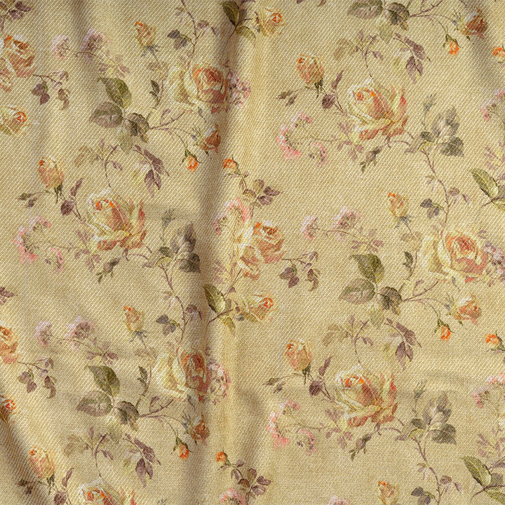Whirlwind of Colors Kashmiri Silk Harmony in Digital Symphony