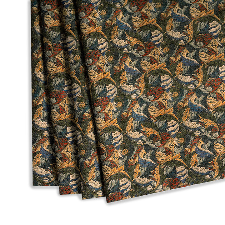 Opulent Vistas Digital Magic on Kashmiri Silk Canvas