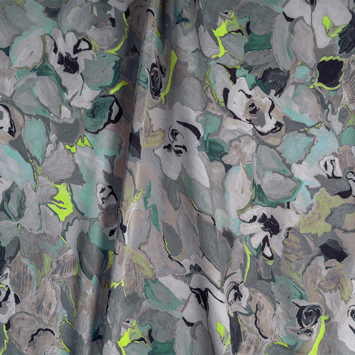 Digital Mirage Cupro Silk Allure