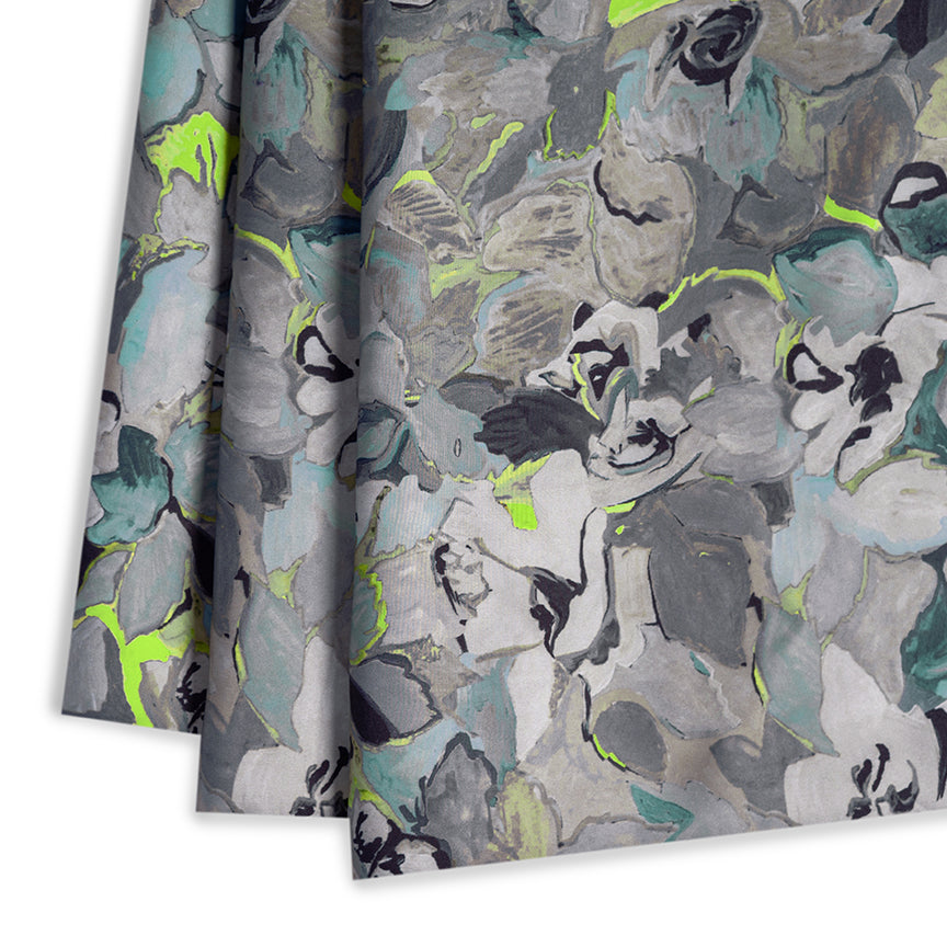 Digital Mirage Cupro Silk Allure