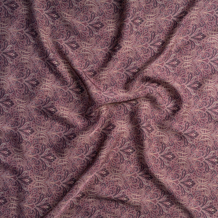 Modern Tapestry Digital Printed Cupro Silk
