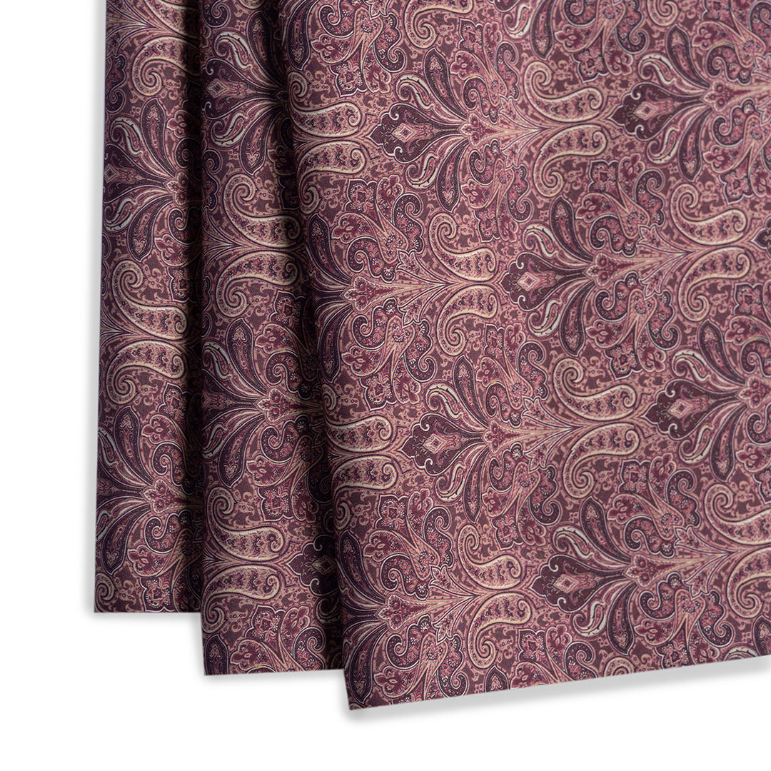 Modern Tapestry Digital Printed Cupro Silk
