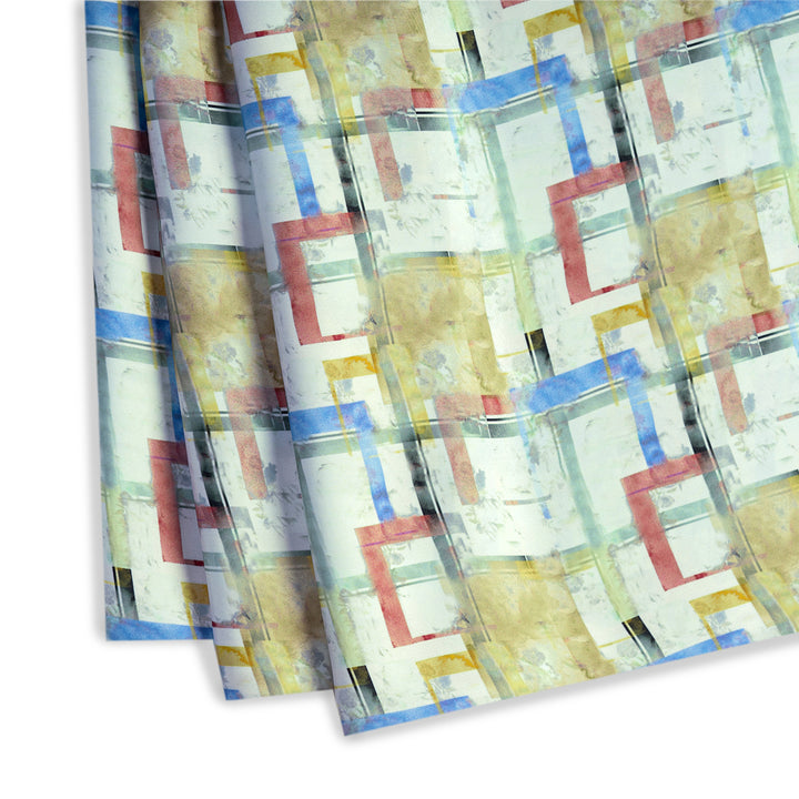 Squarescape Digital Printed Cupro Silk