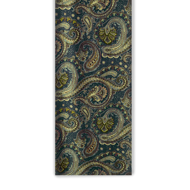 Paisley Pulse Digital Printed Cupro Silk