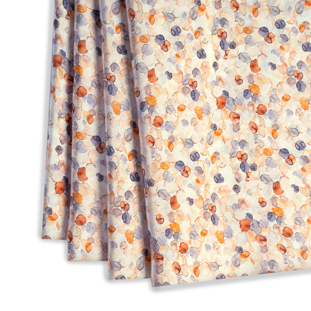 Shimmering Bloom Digital Printed Crepe