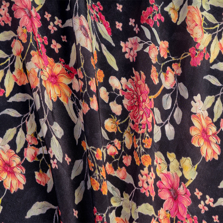 Flowing Tapestry Digital Printed Crepe