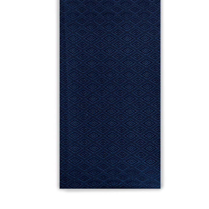 Modern Blue Jacquard Suit Effortless Elegance