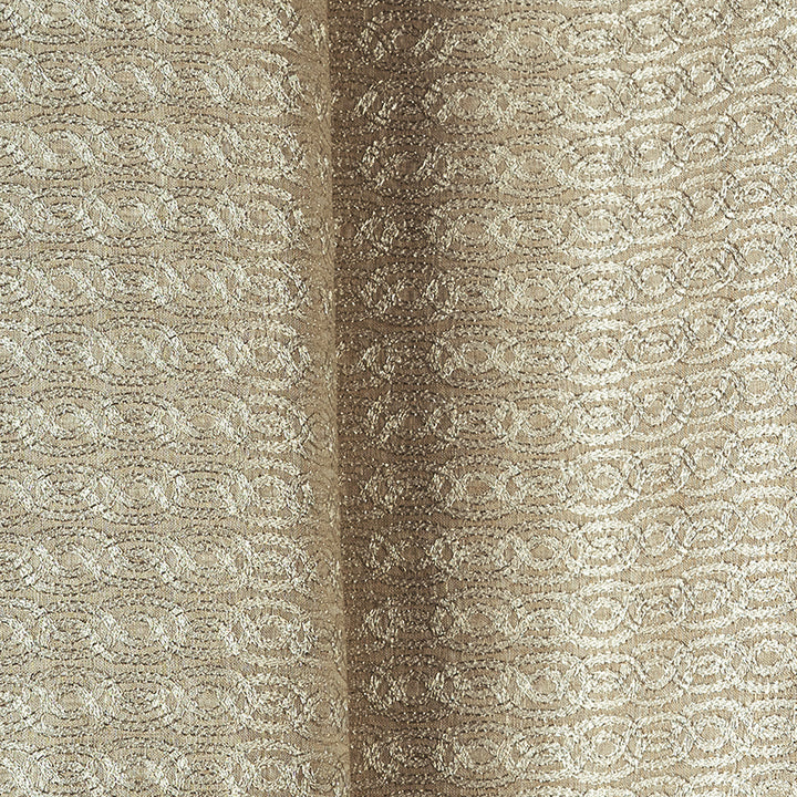 Subtle Stitch Natural Linen Embroidered Fabric