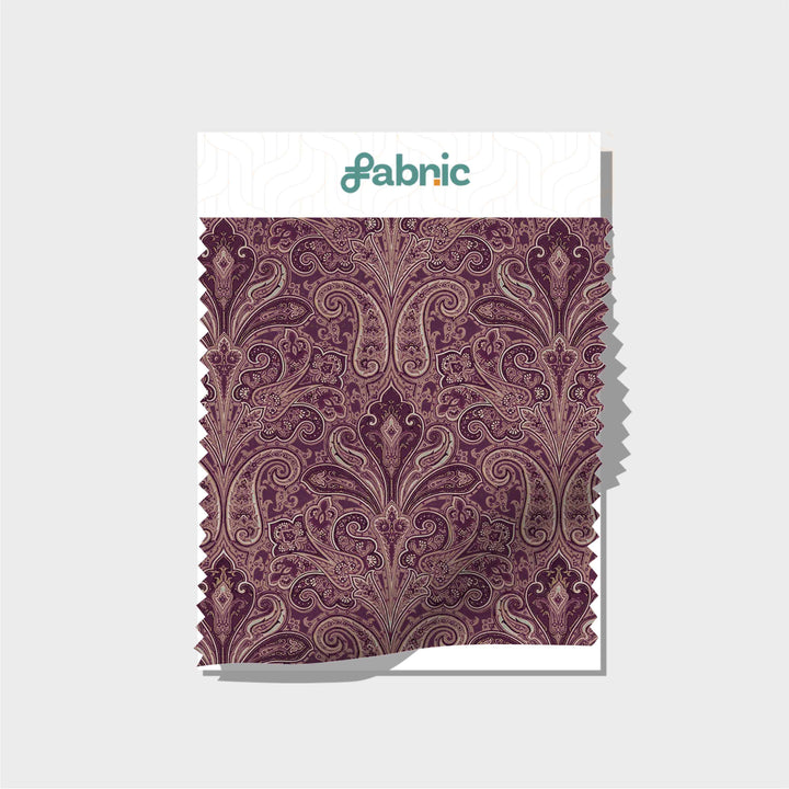 Modern Tapestry Digital Printed Cupro Silk