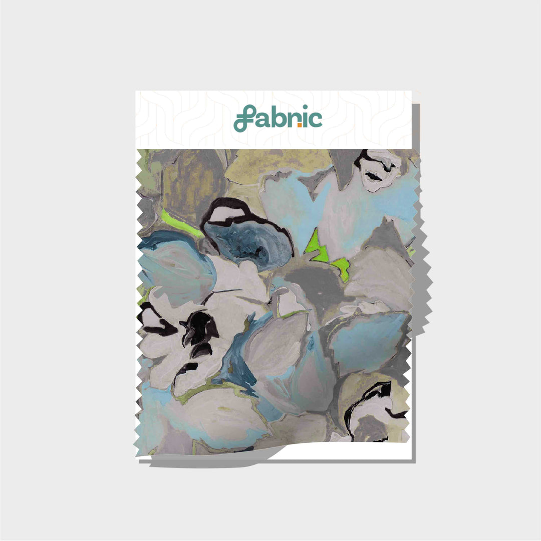 Digital Mirage Cupro Silk Allure