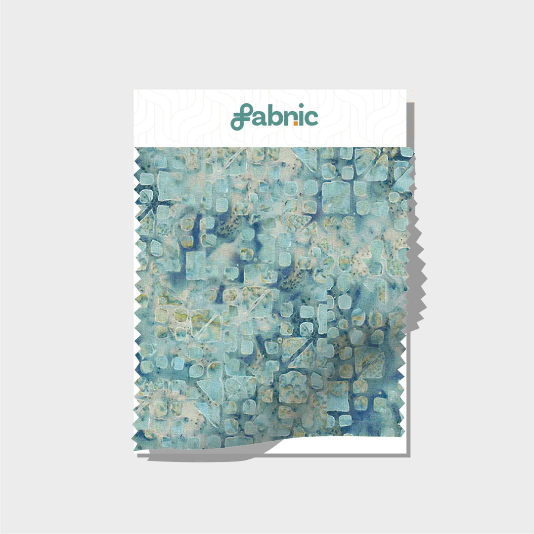 Cosmic Bloom Digital Printed Cupro Silk