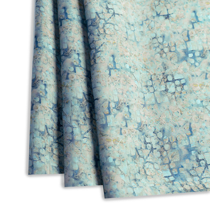 Cosmic Bloom Digital Printed Cupro Silk