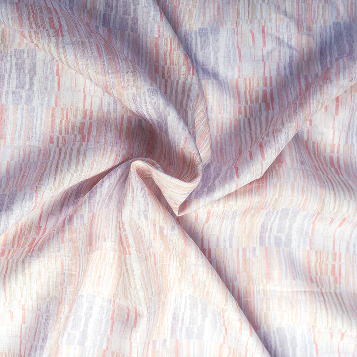 Wisteria Breeze Digital Printed Linen