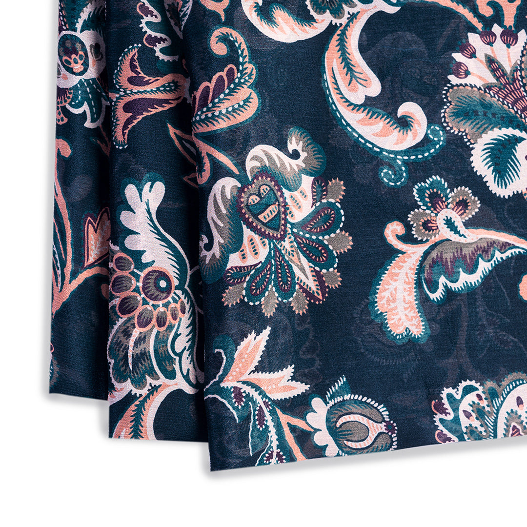 Flowing Digital Printed Chinnon Fabric