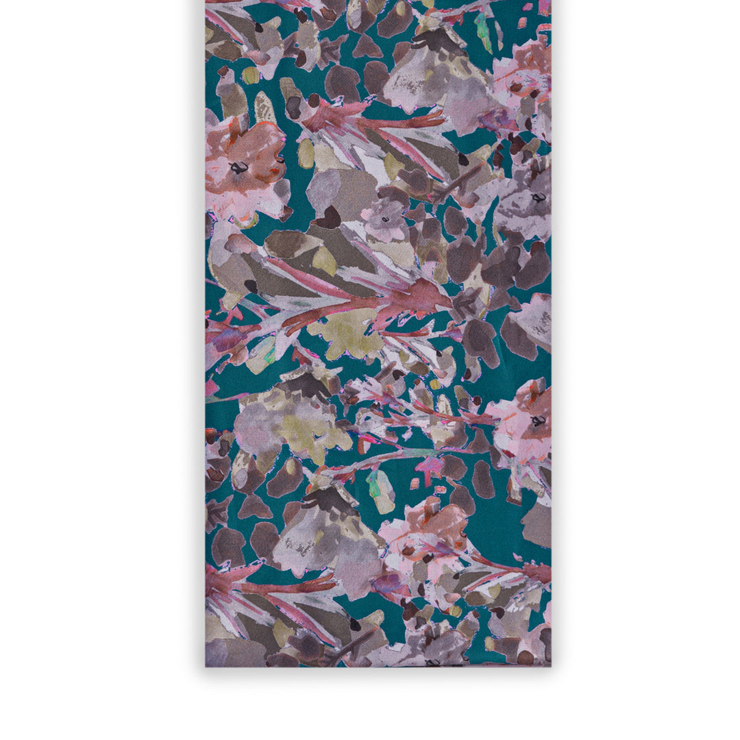 Elegant Floral Dream Digital Print Japanese Cotton Satin