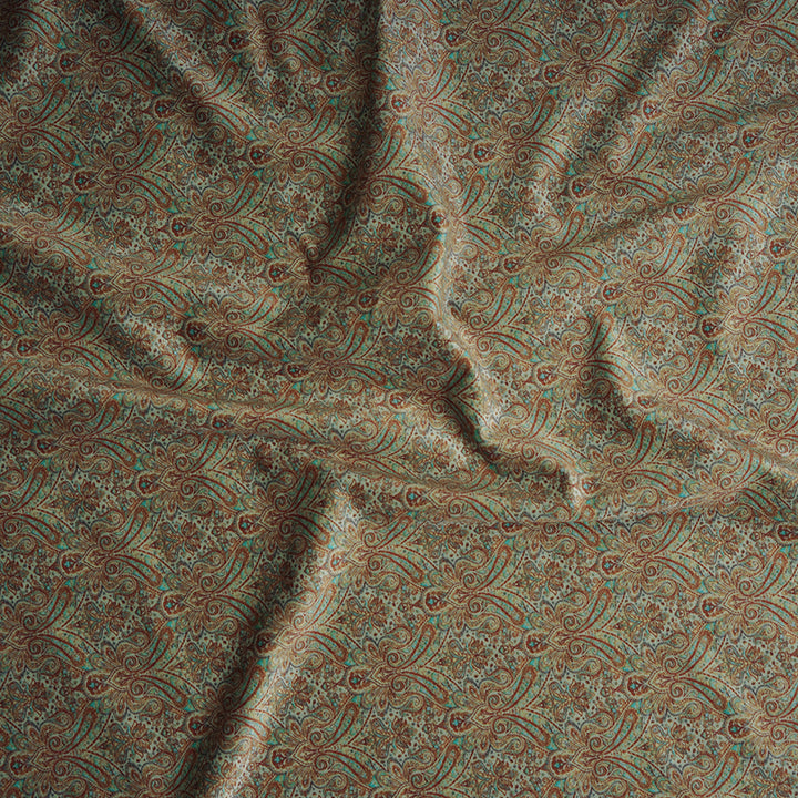 Paisley Motif Velvet Fabric