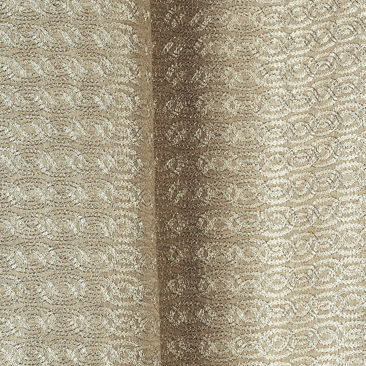 Subtle Stitch Natural Linen Embroidered Fabric