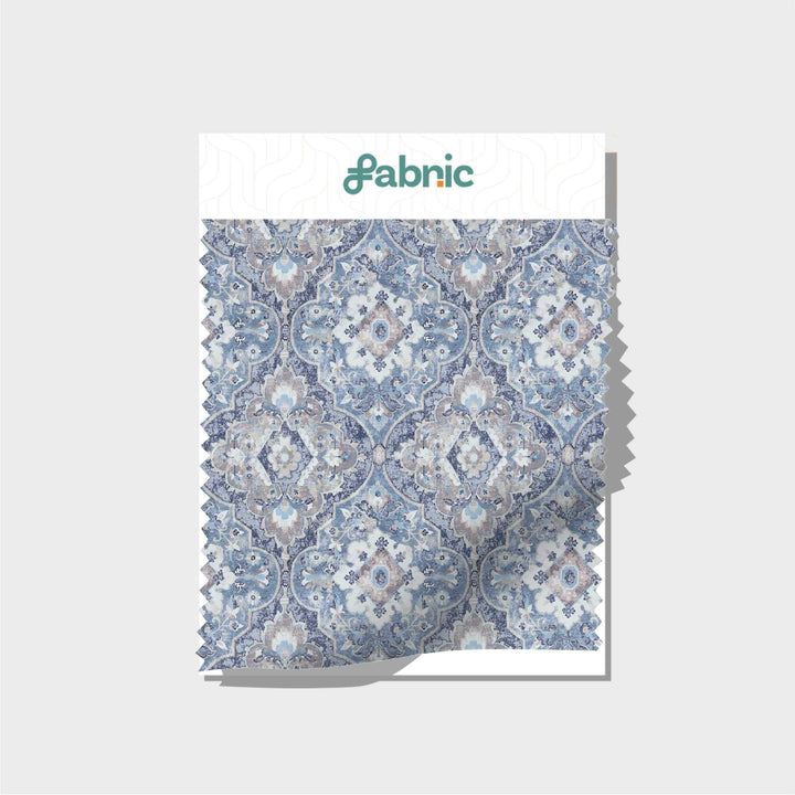 Kaleidoscopic Digital Printed Cupro Silk